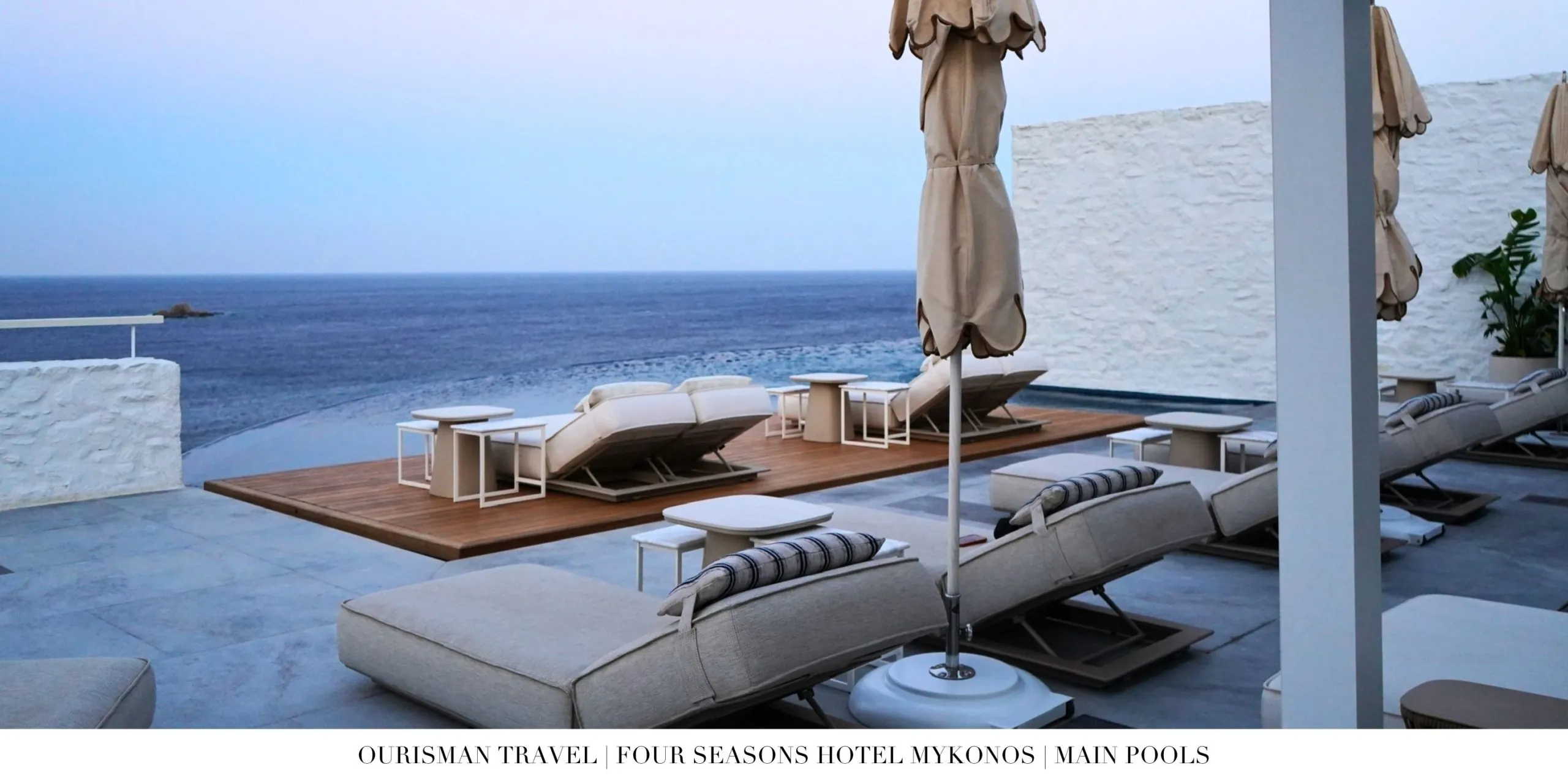 Adults-only pool at Four Seasons Mykonos