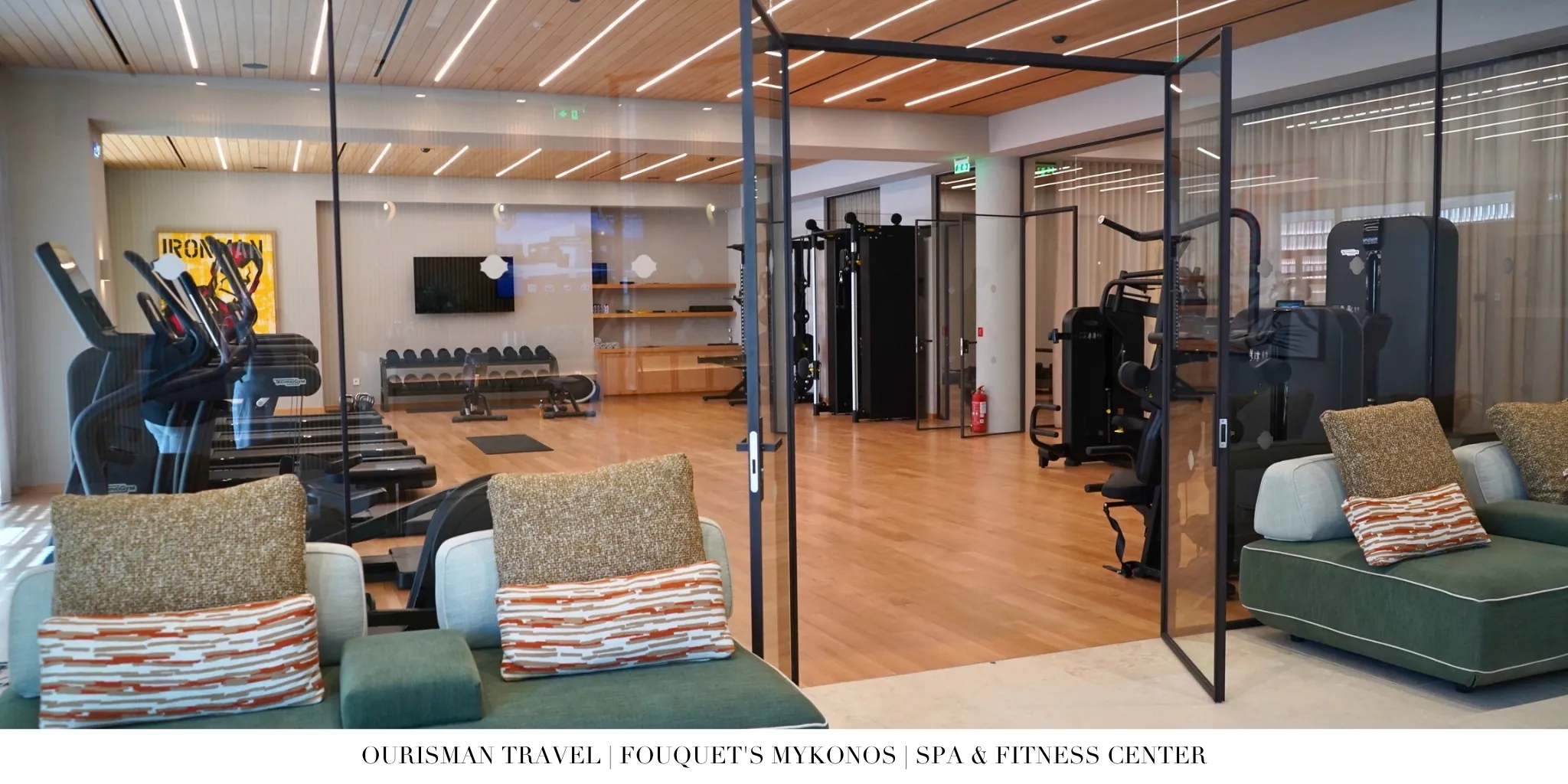 Fouquet’s Mykonos 24-hour gym