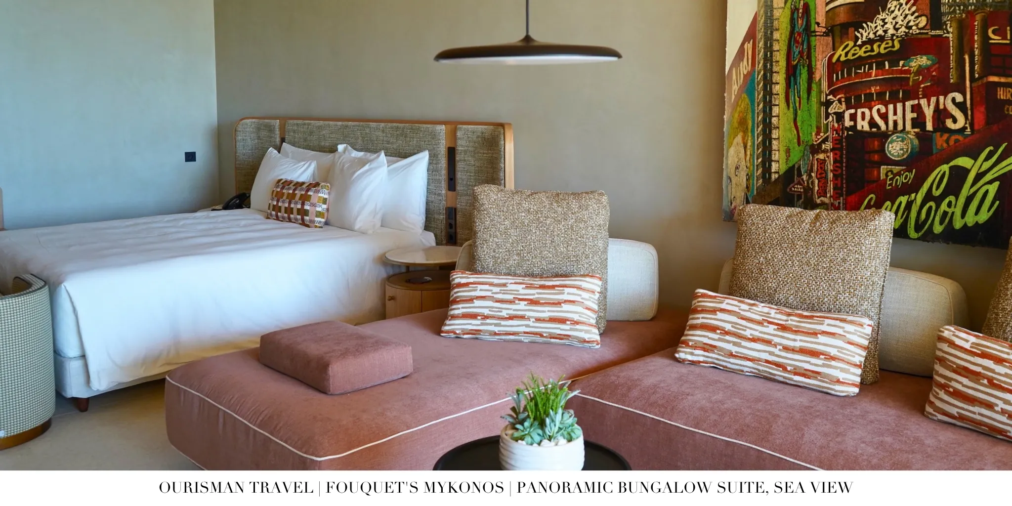 Bedroom Suite at Fouquet’s Mykonos